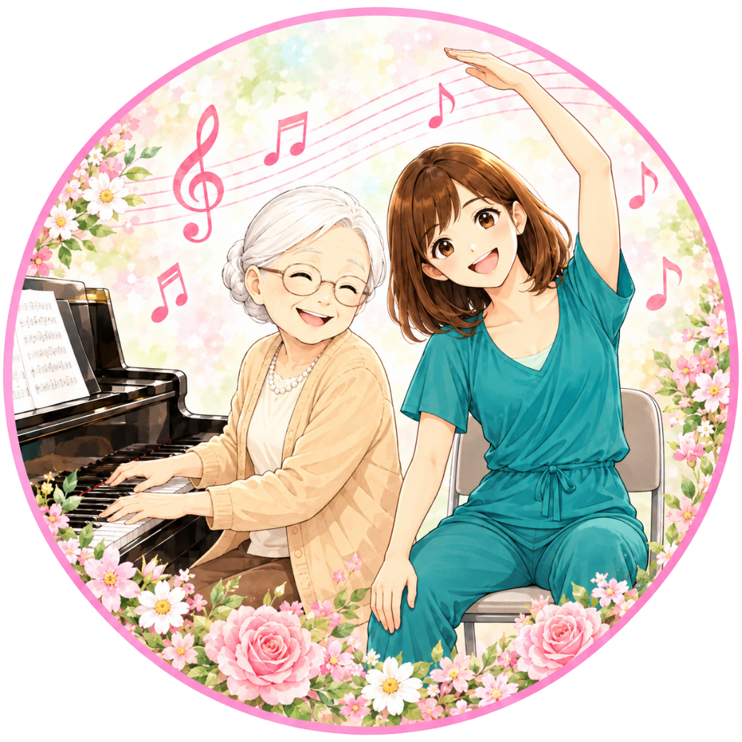 ピアノ生演奏deチェアヨガ